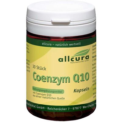 allcura Coenzym Q10 Kapseln a 200 mg allcura Coenzym Q10 Kapseln a 200 mg