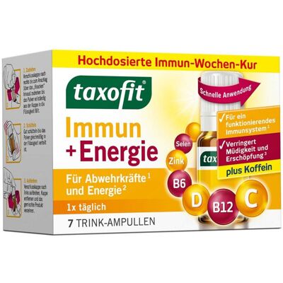 Taxofit Immun & Energie Trinkampullen - Nahrungsergänzungsmittel Taxofit Immun & Energie Trinkampullen - Nahrungsergänzungsmittel