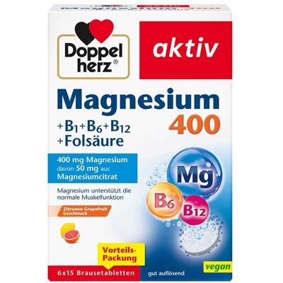 Doppelherz Magnesium 400+b1+b6+b12+folsäure Bta Doppelherz Magnesium 400+b1+b6+b12+folsäure Bta
