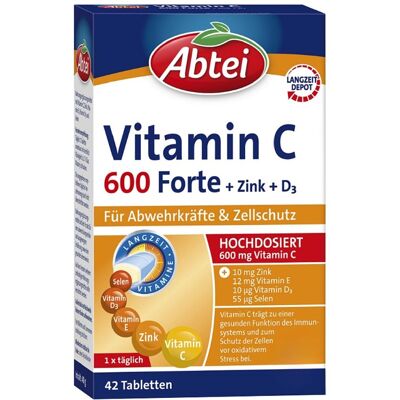 Abtei Vitamin C 600 Forte Plus Abtei Vitamin C 600 Forte Plus
