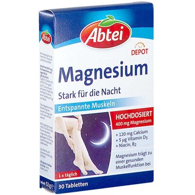 Abtei Magnesium Stark Für Die Nacht Depot Tabletten Abtei Magnesium Stark Für Die Nacht Depot Tabletten