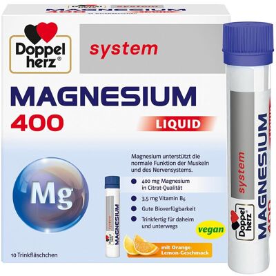 Doppelherz Magnesium 400 Liquid supplement - Flüssiges Magnesium Doppelherz Magnesium 400 Liquid supplement - Flüssiges Magnesium
