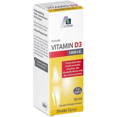 Avitale Vitamin D3 1000 I.E. Direkt-Spray Avitale Vitamin D3 1000 I.E. Direkt-Spray