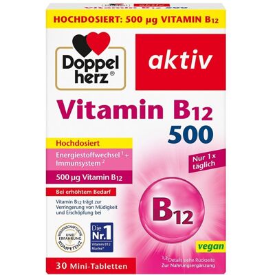 Doppelherz Vitamin B12 500 Tabletten Doppelherz Vitamin B12 500 Tabletten