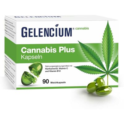 GELENCIUM Cannabis Plus Kapseln mit Vitamin B12 GELENCIUM Cannabis Plus Kapseln mit Vitamin B12