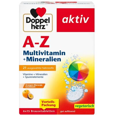 DOPPELHERZ A-Z Multivitamin+Mineralien Brausetabl. - Multivitamin Ergänzung DOPPELHERZ A-Z Multivitamin+Mineralien Brausetabl. - Multivitamin Ergänzung