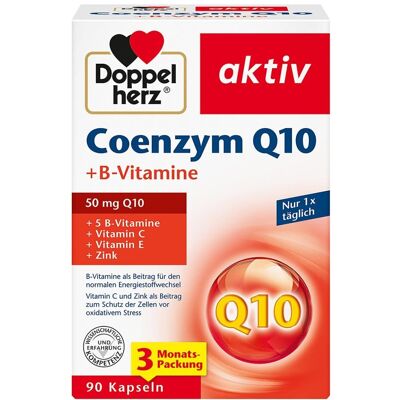 DOPPELHERZ Coenzym Q10+B Vitamine - 90 Kapseln DOPPELHERZ Coenzym Q10+B Vitamine - 90 Kapseln