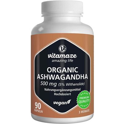Vitamaze Ashwagandha Extrakt 500 mg Kapseln Vegan Vitamaze Ashwagandha Extrakt 500 mg Kapseln Vegan