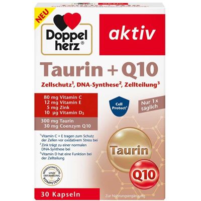 Doppelherz Taurin + Q10 Kapseln Doppelherz Taurin + Q10 Kapseln