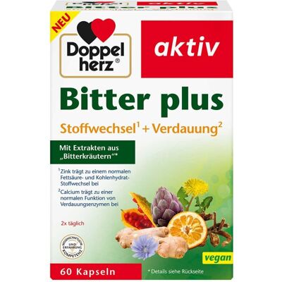 DOPPELHERZ Bitter plus Kapseln - Nahrungsergänzungsmittel DOPPELHERZ Bitter plus Kapseln - Nahrungsergänzungsmittel