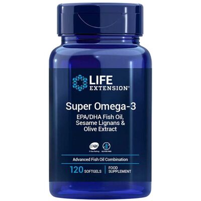 Life Extension Super Omega-3 Epa dha mit Sesamlignanen und EU-Olivenextrakt - Nahrungsergänzung Life Extension Super Omega-3 Epa dha mit Sesamlignanen und EU-Olivenextrakt - Nahrungsergänzung