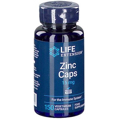 Life Extension Zink 15 mg 150 Kapseln - Vitamine & Nahrungsergänzung Life Extension Zink 15 mg 150 Kapseln - Vitamine & Nahrungsergänzung