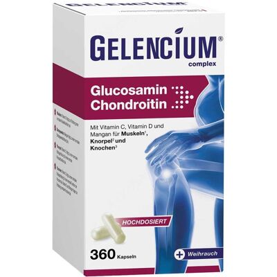 Gelencium® Glucosamin Chondroitin hochdos. Vitamin C Kapseln Gelencium® Glucosamin Chondroitin hochdos. Vitamin C Kapseln