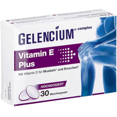 Gelencium® Vitamin E Plus hochdos. mit Vitamin D Weichkapseln Gelencium® Vitamin E Plus hochdos. mit Vitamin D Weichkapseln