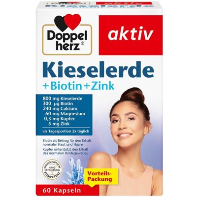 Doppelherz Kieselerde+Biotin+Zink Kapseln Doppelherz Kieselerde+Biotin+Zink Kapseln