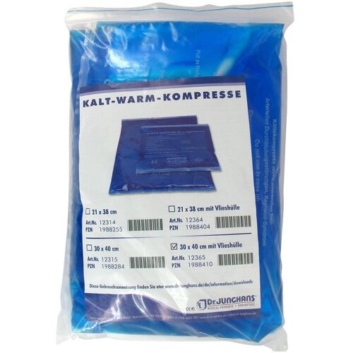 Kalt-warm Kompresse 30x40cm mit Vlieshülle