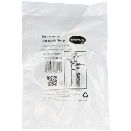 Einmalpumpe Eurospender 1 plus 500 ml