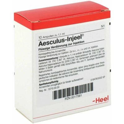 Biologische Heel Aesculus Injeel - Flüssiges homöopathisches Heilmittel Biologische Heel Aesculus Injeel - Flüssiges homöopathisches Heilmittel