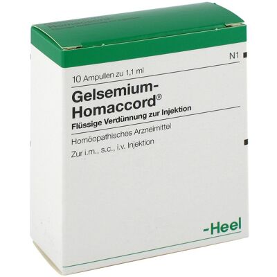 Heel Homaccord Gelsemium Flüssigspritze - Homöopathisches Arzneimittel Heel Homaccord Gelsemium Flüssigspritze - Homöopathisches Arzneimittel