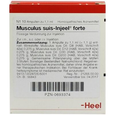 Heel Musculus Suis Injeel forte - Medizinprodukt Heel Musculus Suis Injeel forte - Medizinprodukt