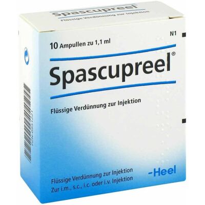 Heel Spascupreel - Homöopathisches Mittel für den Magen-Darm-Bereich - 10 Ampullen Heel Spascupreel - Homöopathisches Mittel für den Magen-Darm-Bereich - 10 Ampullen