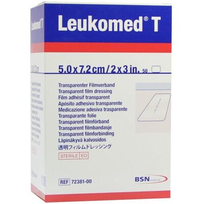 Leukomed T Transparentes Wundverband - 7,2x5 cm Leukomed T Transparentes Wundverband - 7,2x5 cm
