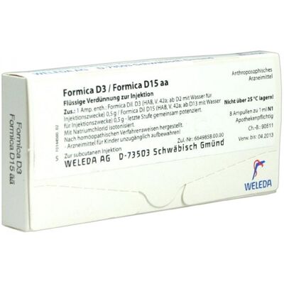 Weleda D3 D15 Ampullen - Nahrungsergänzung Weleda D3 D15 Ampullen - Nahrungsergänzung