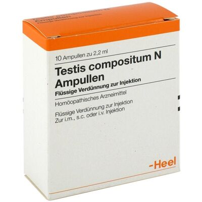 Heel Testis Compositum N Ampullen - Homöopathisches Heilmittel Heel Testis Compositum N Ampullen - Homöopathisches Heilmittel