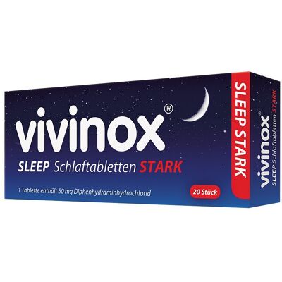 Vivinox Sleep - Diphenhydramin - Schlaftabletten - Kurzzeit Vivinox Sleep - Diphenhydramin - Schlaftabletten - Kurzzeit