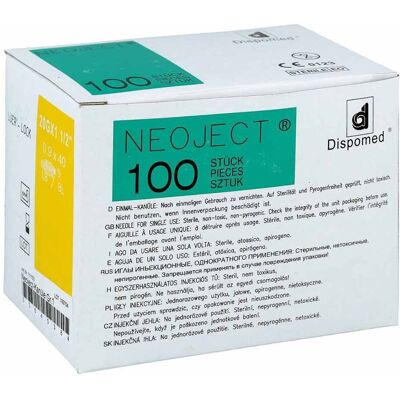 Brinkmann Kanülen Einmal Neoject Größe 1 0,9x40mm Brinkmann Kanülen Einmal Neoject Größe 1 0,9x40mm
