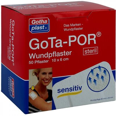 Gothaplast Gota-por Wundpflaster steril 60x100 mm Gothaplast Gota-por Wundpflaster steril 60x100 mm