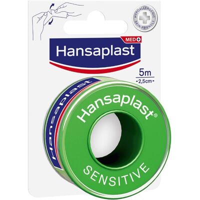 Hansaplast Fixierpflaster sensitive 5 m x 2,5 cm Hansaplast Fixierpflaster sensitive 5 m x 2,5 cm