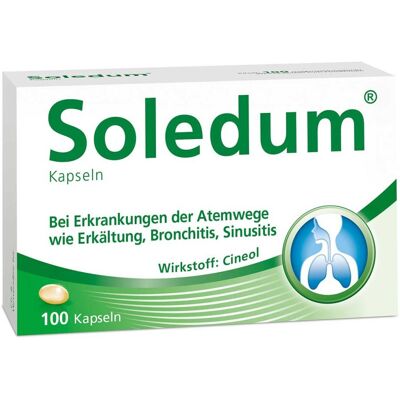 MCM Klosterfrau Vertriebsgesellschaft mbH - Soledum 100 mg Magensaftresistente Gélules - Bronchitis & Erkältung MCM Klosterfrau Vertriebsgesellschaft mbH - Soledum 100 mg Magensaftresistente Gélules - Bronchitis & Erkältung