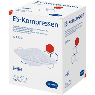 Es-kompressen steril 10x10 cm Grosspackung Es-kompressen steril 10x10 cm Grosspackung