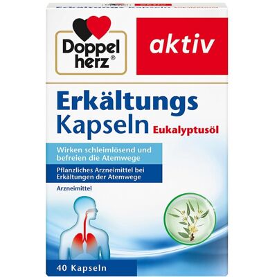 Doppelherz Erkältungskapseln mit Eukalyptusöl Doppelherz Erkältungskapseln mit Eukalyptusöl