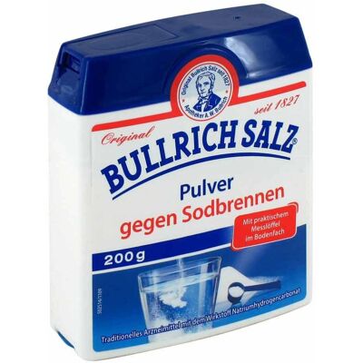 Bullrich Salz - Natriumbicarbonat gegen Sodbrennen Bullrich Salz - Natriumbicarbonat gegen Sodbrennen