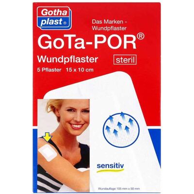 Gothaplast - GoTa-POR Wundpflaster - 150x100mm - Bandage Gothaplast - GoTa-POR Wundpflaster - 150x100mm - Bandage