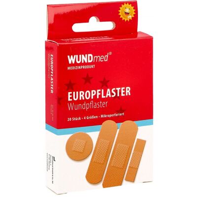 WUNDmed Euro Pflaster wasserabweisend 4 Grössen WUNDmed Euro Pflaster wasserabweisend 4 Grössen