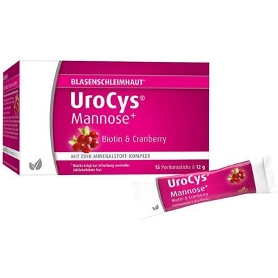 Hübner Urocys Mannose+ Sticks - Nahrungsergänzung für die Blase Hübner Urocys Mannose+ Sticks - Nahrungsergänzung für die Blase