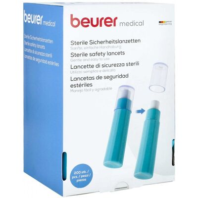 Beurer Sicherheitslanzetten steril 28 G 2,2 mm Beurer Sicherheitslanzetten steril 28 G 2,2 mm