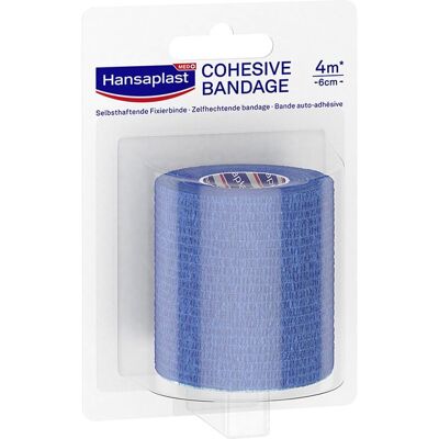 HANSAPLAST Modell Selbsthaftende Binde - 6cmx4m - Blau HANSAPLAST Modell Selbsthaftende Binde - 6cmx4m - Blau