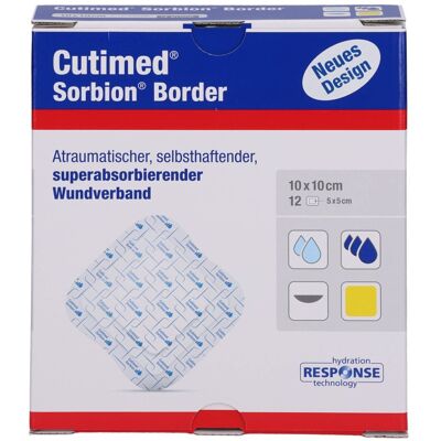 BSN medical GmbH - Cutimed Sorbion Border - 10x10 cm BSN medical GmbH - Cutimed Sorbion Border - 10x10 cm