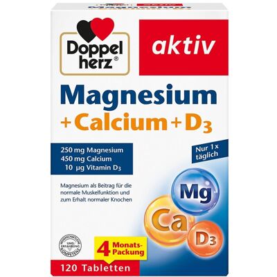 Doppelherz Magnesium+calcium+d3 aktiv Tabletten Doppelherz Magnesium+calcium+d3 aktiv Tabletten