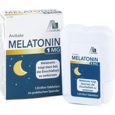 Avitale Melatonin 1 Mg Mini-Tabletten Im Spender Avitale Melatonin 1 Mg Mini-Tabletten Im Spender