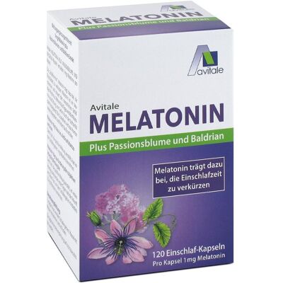 Avitale Melatonin+Passionsblume+Baldrian Kapseln Avitale Melatonin+Passionsblume+Baldrian Kapseln