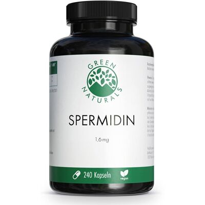 GREEN NATURALS Spermidin 1,6 Mg Vegan Kapseln GREEN NATURALS Spermidin 1,6 Mg Vegan Kapseln