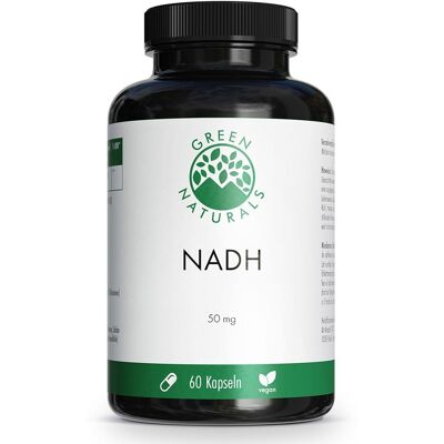 GREEN NATURALS NADH Kapseln vegan & hochdosiert GREEN NATURALS NADH Kapseln vegan & hochdosiert