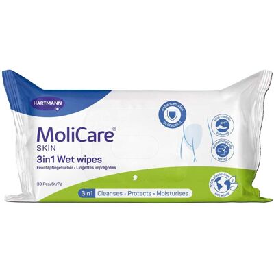 Molicare Skin 3in1 Feuchtpflegetücher Molicare Skin 3in1 Feuchtpflegetücher