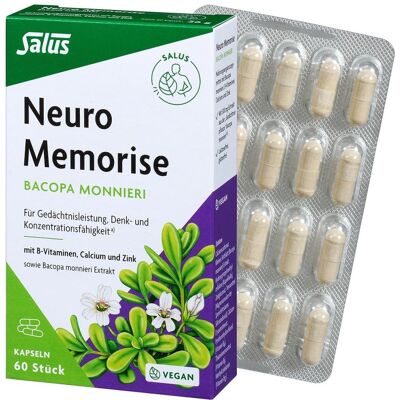Neuro Memorise Bacopa Monnieri Salus Kapseln Neuro Memorise Bacopa Monnieri Salus Kapseln