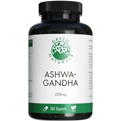 GREEN NATURALS Ashwagandha 2500mg Hochdosiert GREEN NATURALS Ashwagandha 2500mg Hochdosiert